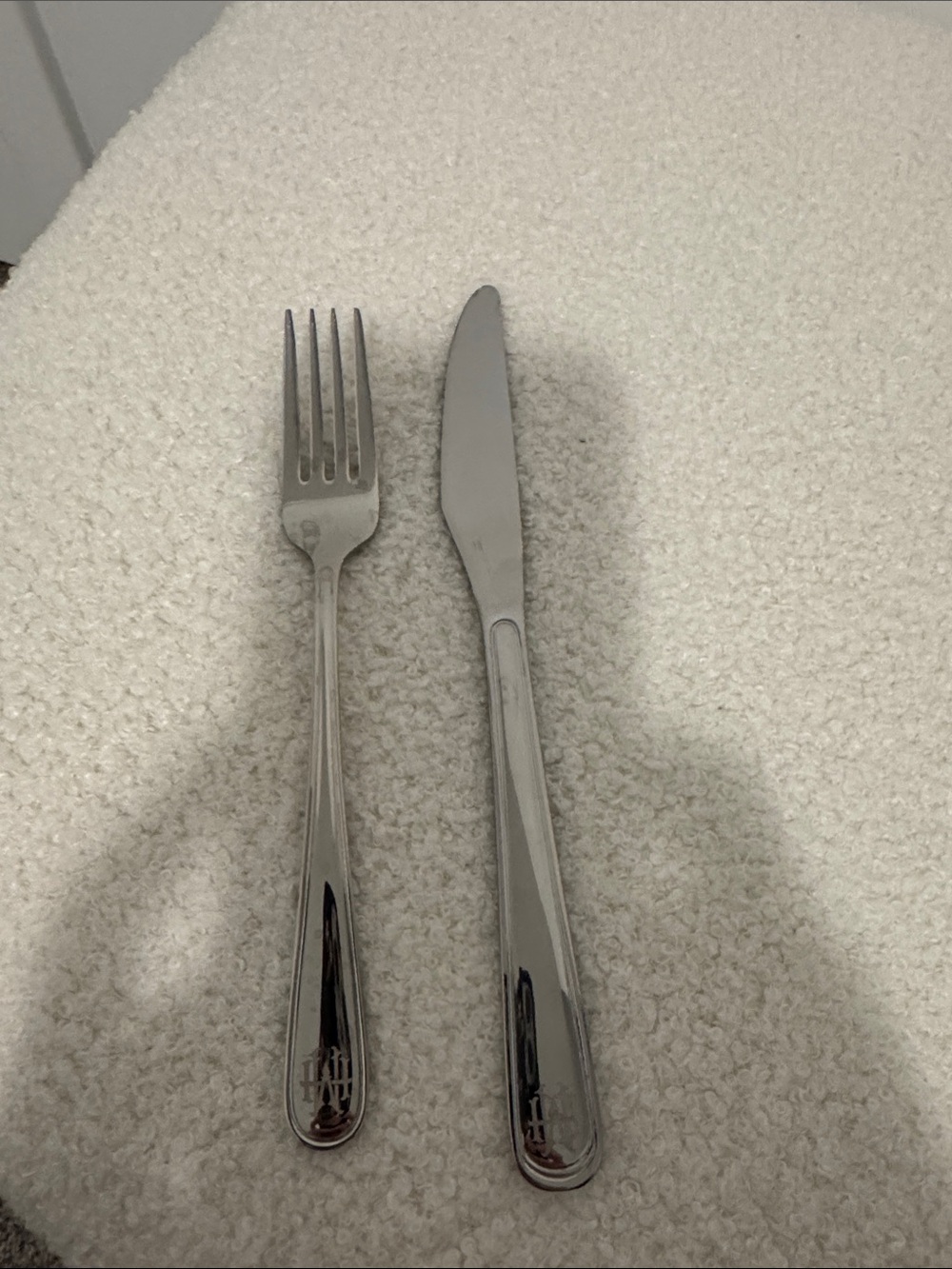 Disney Tokyo Haunted Mansion Stainless Steel Dinner Fork and Knife Set - Silver
